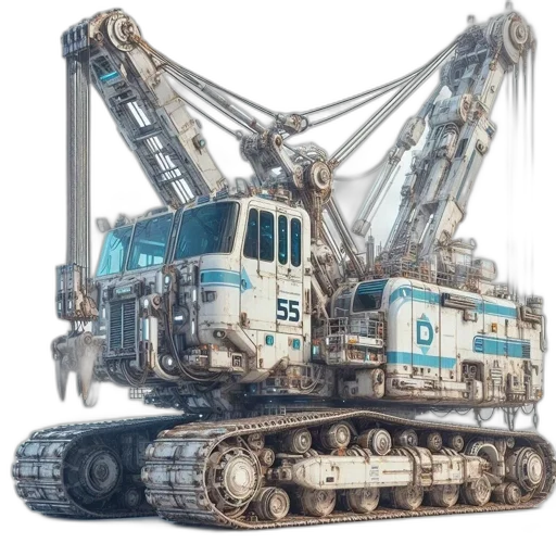 robot, weapon, 3d render, concept art transparent PNG cut-out