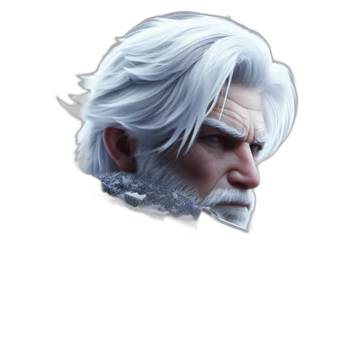 face, hair, mask, creature transparent PNG cut-out