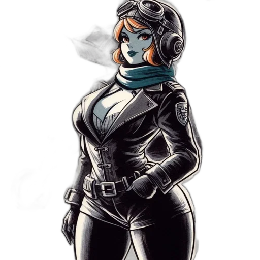 robot, mask, jacket, staff transparent PNG cut-out