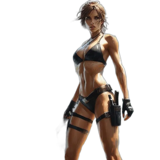 weapon, concept art, cyberpunk, comic book art transparent PNG cut-out