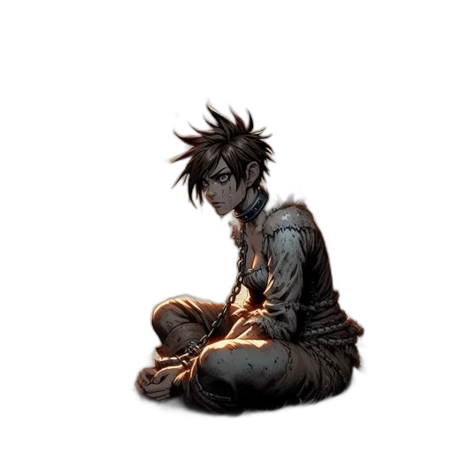 staff, hair, creature, mask transparent PNG cut-out