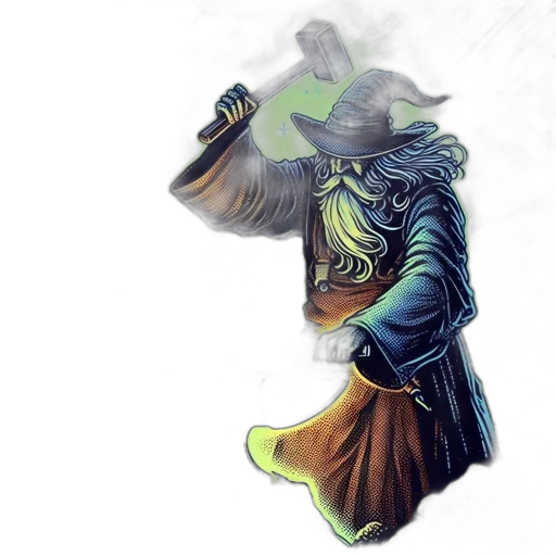 mask, staff, hat, dragon transparent PNG cut-out