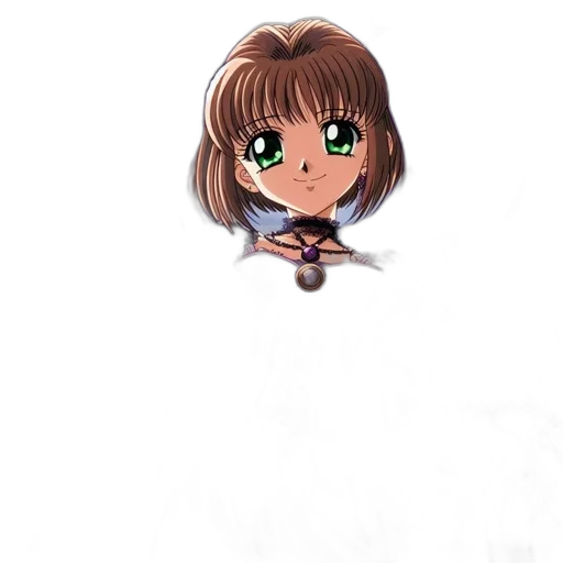 staff, hair, face, weapon transparent PNG cut-out