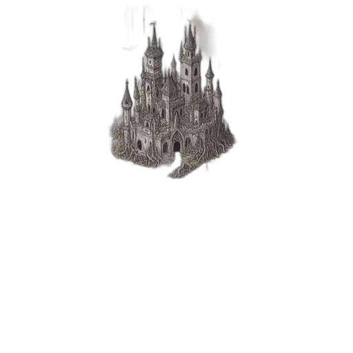 crown, hair, dragon, building transparent PNG cut-out