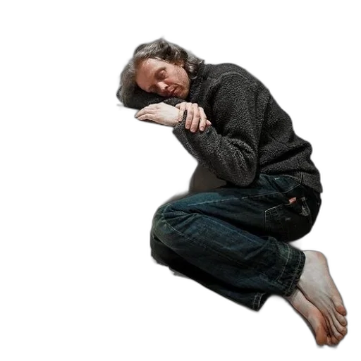 jacket, shoes, staff, hair transparent PNG cut-out