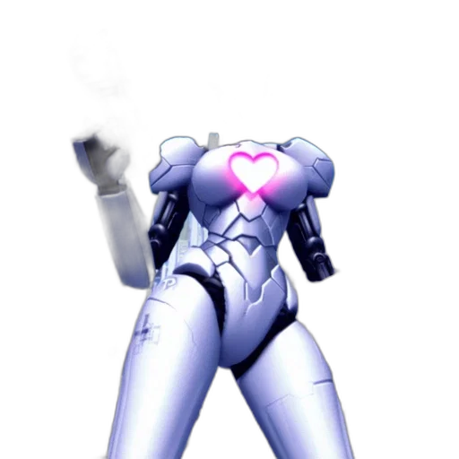 robot, weapon, jacket, staff transparent PNG cut-out