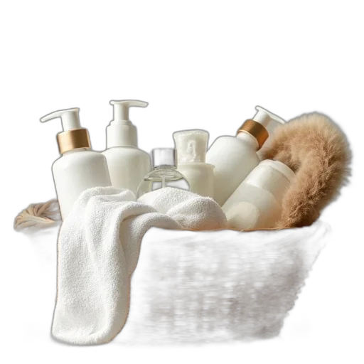 earth tones, basket, full, bath transparent PNG cut-out