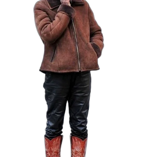 jacket, staff, hat, 3d render transparent PNG cut-out