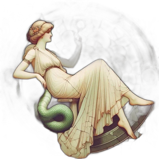 dress, dragon, staff, jewelry transparent PNG cut-out
