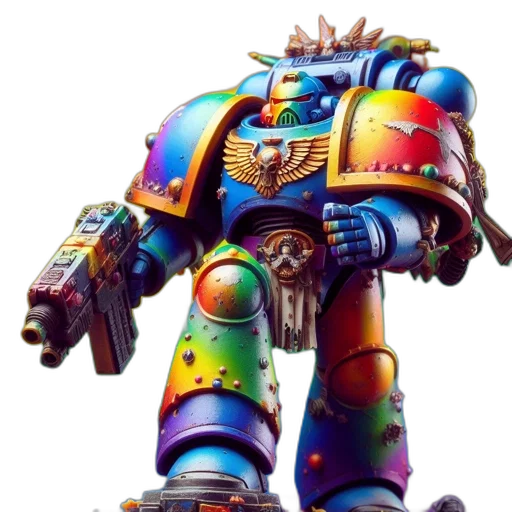 robot, weapon, concept art, 3d render transparent PNG cut-out