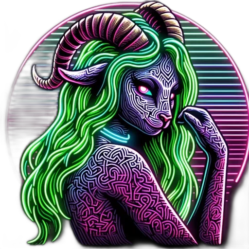 fantasy art, pixel art, vaporwave, concept art transparent PNG cut-out
