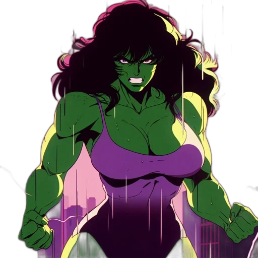 comic book art, concept art, cartoon, anime transparent PNG cut-out