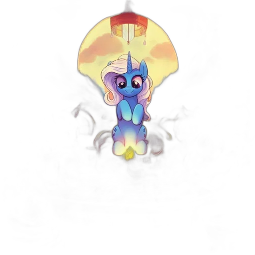 staff, umbrella, dragon, creature transparent PNG cut-out