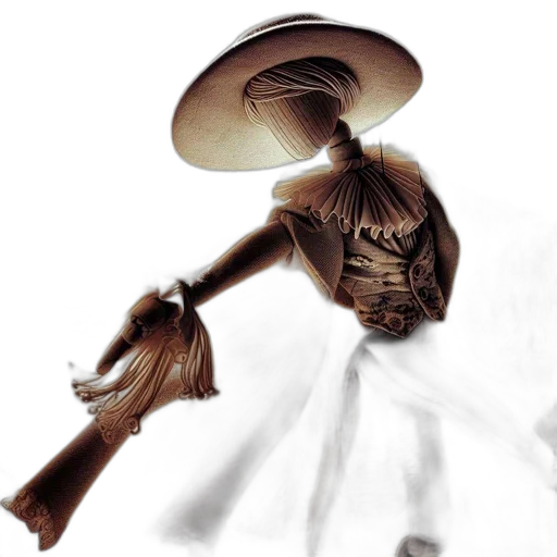 hat, mask, staff, umbrella transparent PNG cut-out