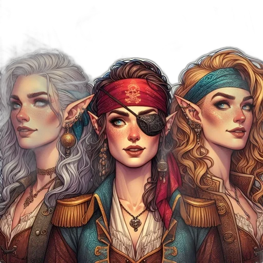 fantasy art, concept art, comic book art, pixel art transparent PNG cut-out