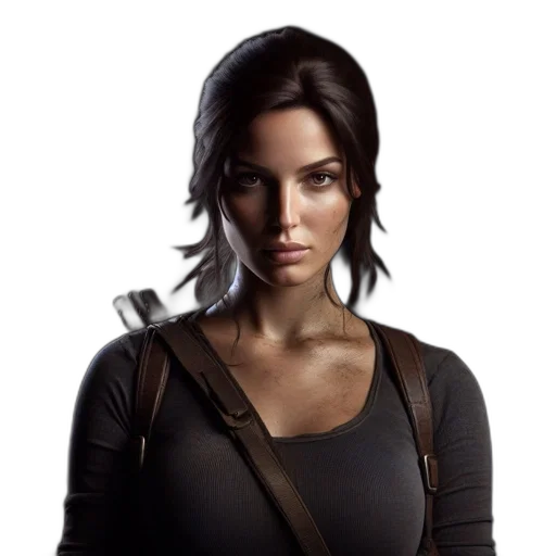 face, weapon, staff, concept art transparent PNG cut-out