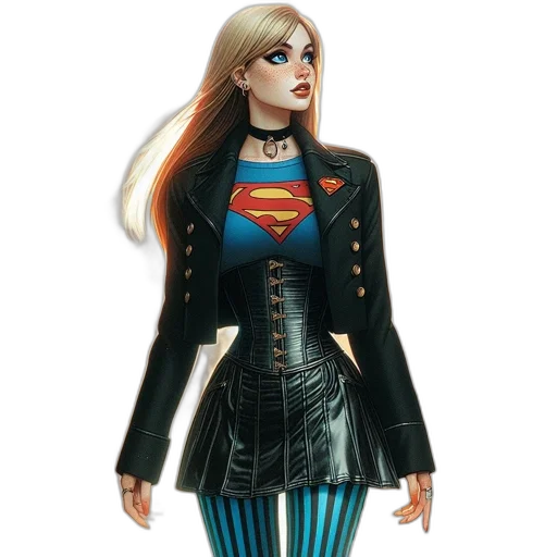 jacket, comic book art, concept art, cartoon transparent PNG cut-out