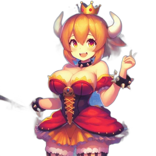 crown, dress, staff, weapon transparent PNG cut-out