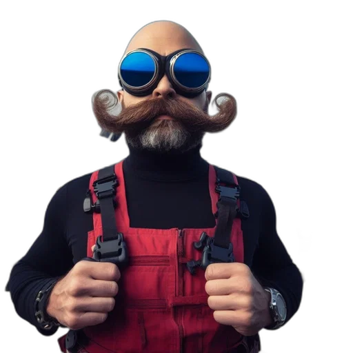 staff, mask, jacket, face transparent PNG cut-out
