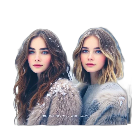 jacket, hair, face, jewelry transparent PNG cut-out
