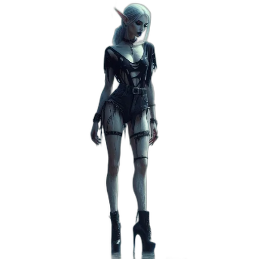 robot, staff, dress, creature transparent PNG cut-out