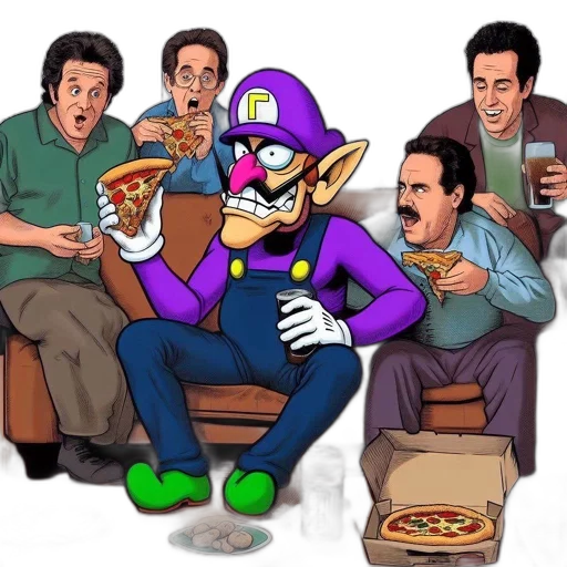 food, concept art, pixel art, comic book art transparent PNG cut-out