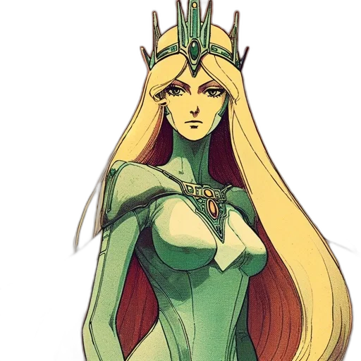 crown, dress, concept art, pixel art transparent PNG cut-out