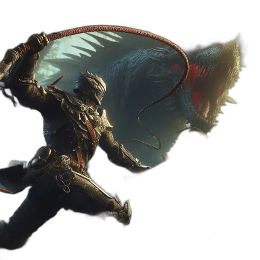 dragon, creature, sword, weapon transparent PNG cut-out
