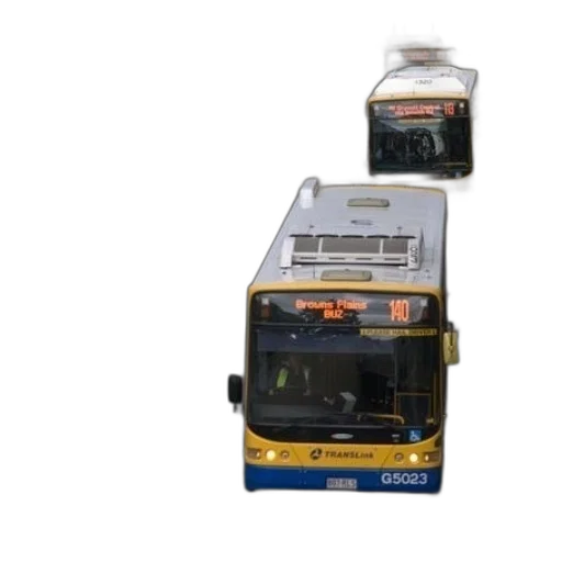 robot, translink, bus, driving transparent PNG cut-out