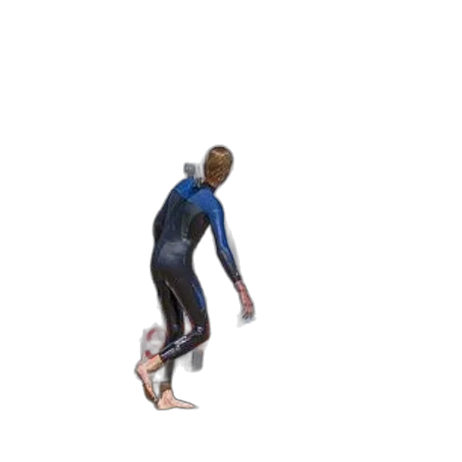 robot, creature, shoes, staff transparent PNG cut-out