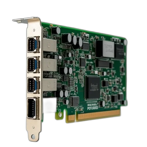 port, pci, card transparent PNG cut-out