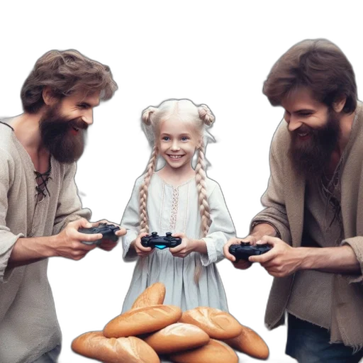 food, hair, weapon, concept art transparent PNG cut-out
