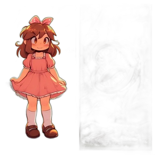 dress, creature, staff, mask transparent PNG cut-out
