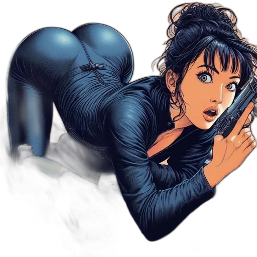 weapon, comic book art, cartoon, concept art transparent PNG cut-out