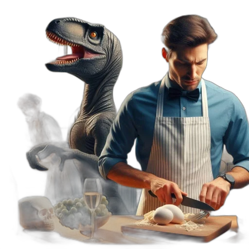 food, animal, concept art, photorealistic transparent PNG cut-out
