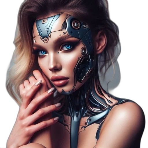 robot, jewelry, face, mask transparent PNG cut-out