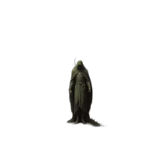 creature, animal, dress, staff transparent PNG cut-out