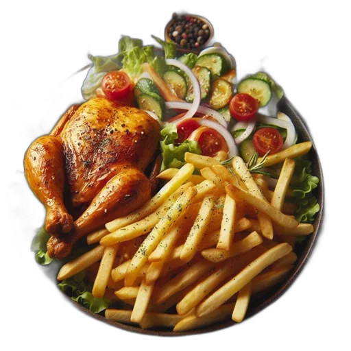food, photorealistic, 3d render, image transparent PNG cut-out