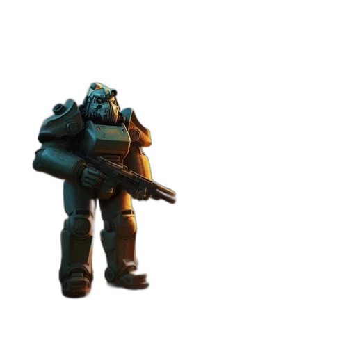 weapon, robot, staff, creature transparent PNG cut-out