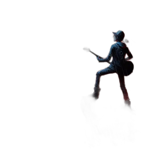 robot, staff, jacket, sword transparent PNG cut-out