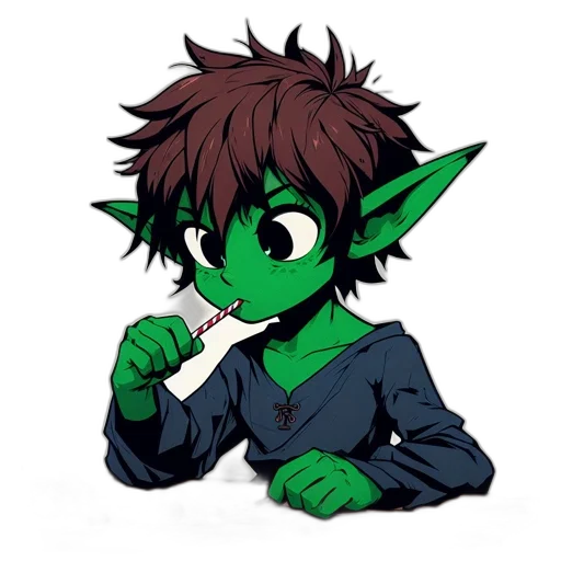 staff, dragon, pixel art, cartoon transparent PNG cut-out
