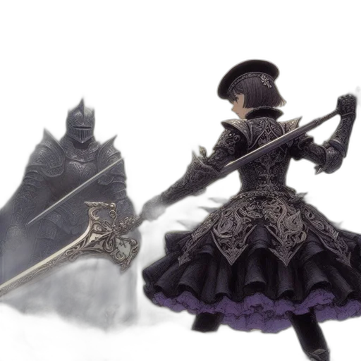 sword, weapon, staff, hat transparent PNG cut-out