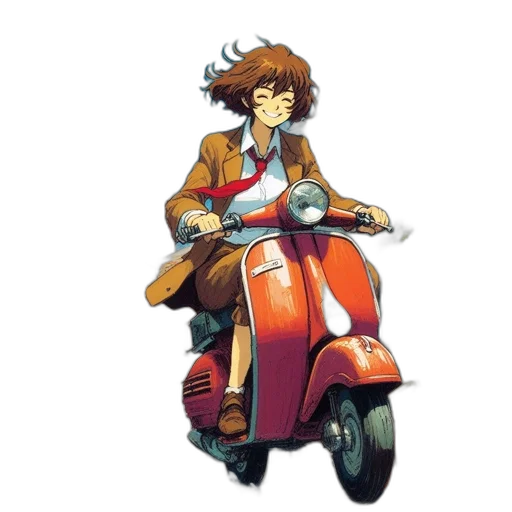 jacket, car, robot, concept art transparent PNG cut-out