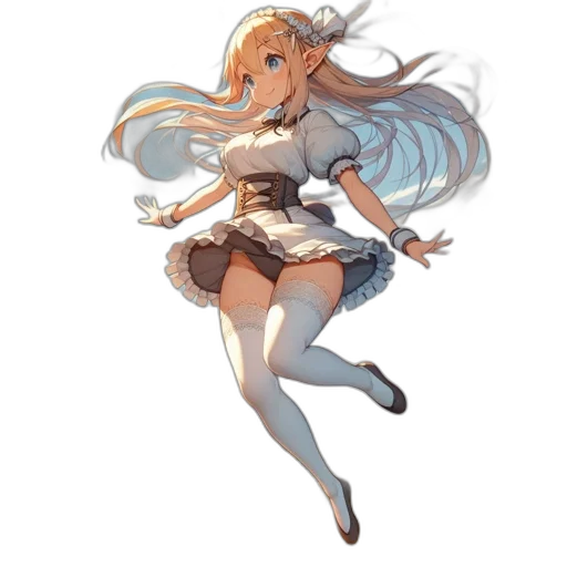 dress, staff, sword, weapon transparent PNG cut-out