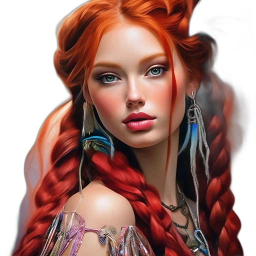 jewelry, hair, dress, face transparent PNG cut-out