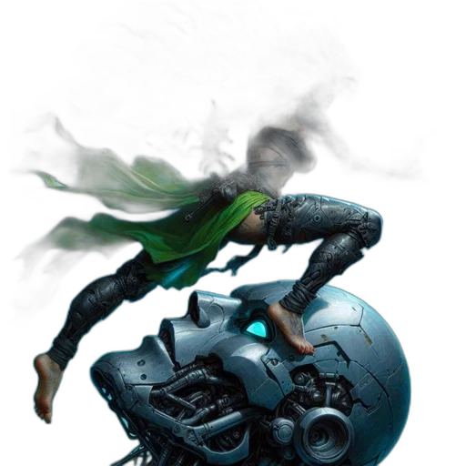 weapon, robot, dragon, concept art transparent PNG cut-out