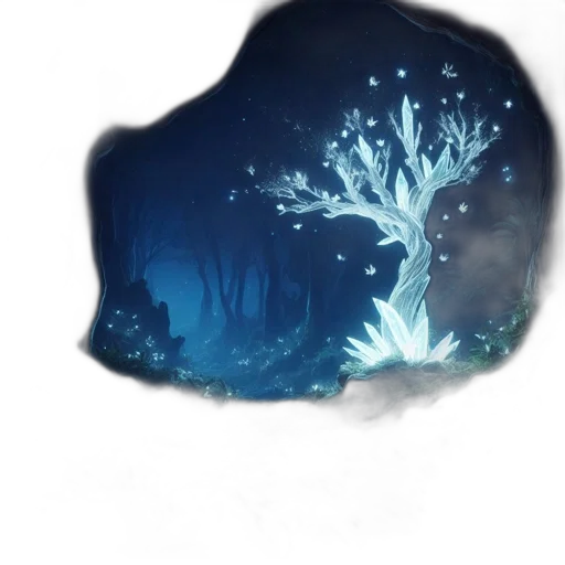 tree, crown, dragon, creature transparent PNG cut-out