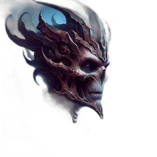 mask, face, dragon, creature transparent PNG cut-out