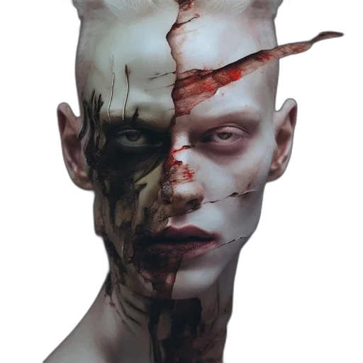 mask, face, creature, robot transparent PNG cut-out