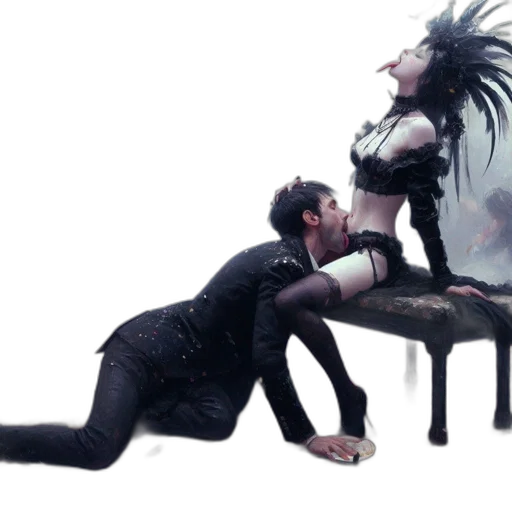 furniture, hair, creature, concept art transparent PNG cut-out